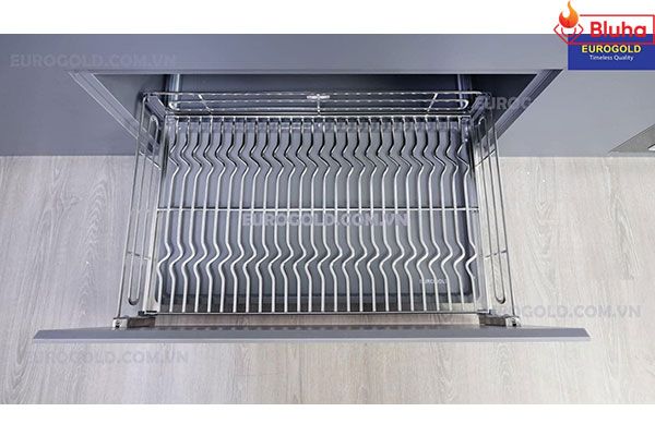 Giá xoong nồi EuroGold Inox Oval gắn cánh