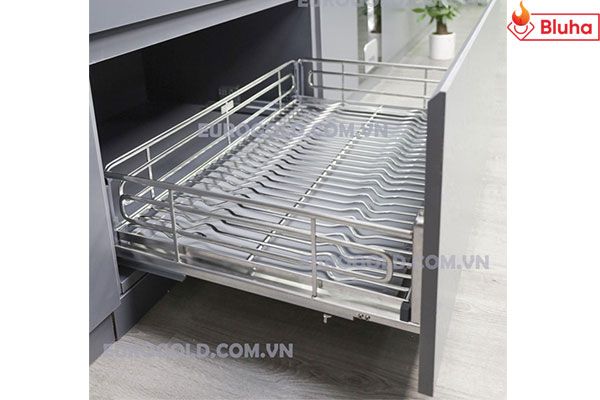 Giá xoong nồi EuroGold Inox Oval gắn cánh