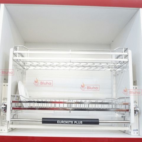 Giá bát đĩa nâng hạ Kit Plus UB PL Inox 304