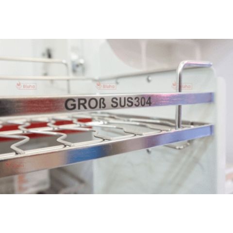 Giá bát đĩa nâng hạ Grob Inox 304 GV304-160/170/180/190
