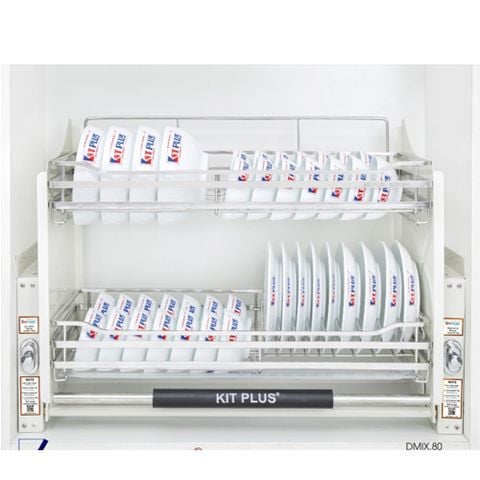 Giá bát đĩa nâng hạ Kit Plus DMIX đặc biệt inox 304