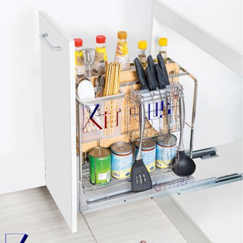 Giá dao thớt đa năng Kit Plus Inox 304 nan dẹt