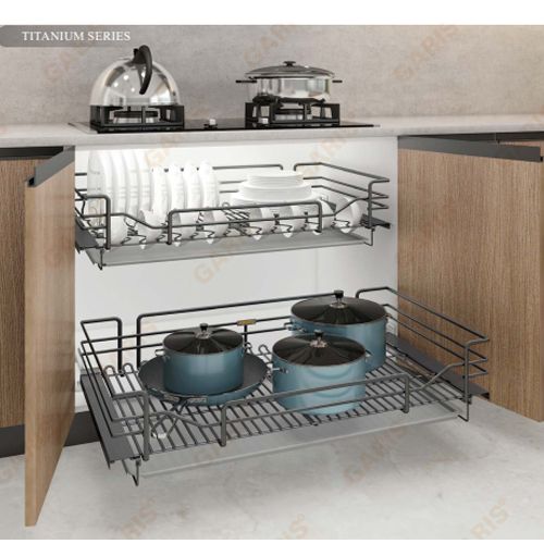 Giá xoong nồi, bát đĩa đa năng Garis MD04 thép nan hình oval