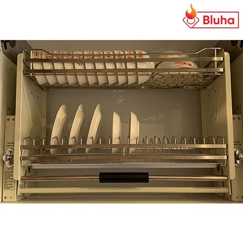 Giá bát đĩa nâng hạ Eurogold Inox 304 EVI180