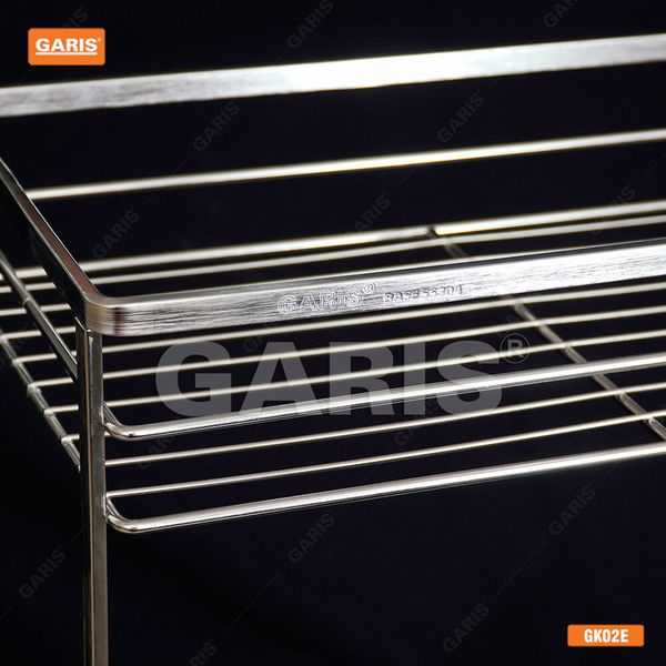 Giá gia vị, chai lọ Garis GK02E inox 304 nan vuông