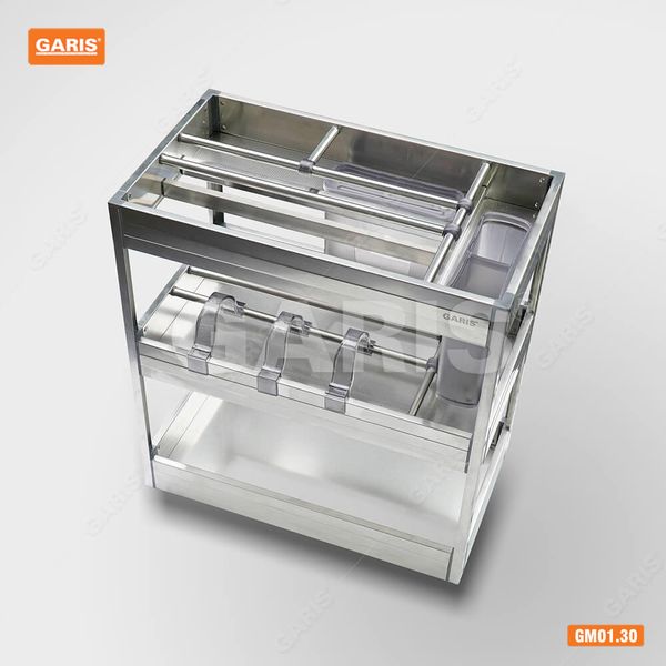 Giá chai lọ dao thớt đa năng Garis GK01 inox tấm