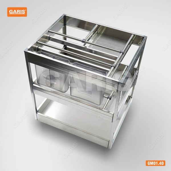Giá chai lọ dao thớt đa năng Garis GK01 inox tấm