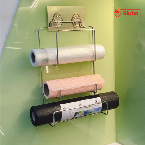 Kệ lô giấy inox dán tường Navado GS-5017