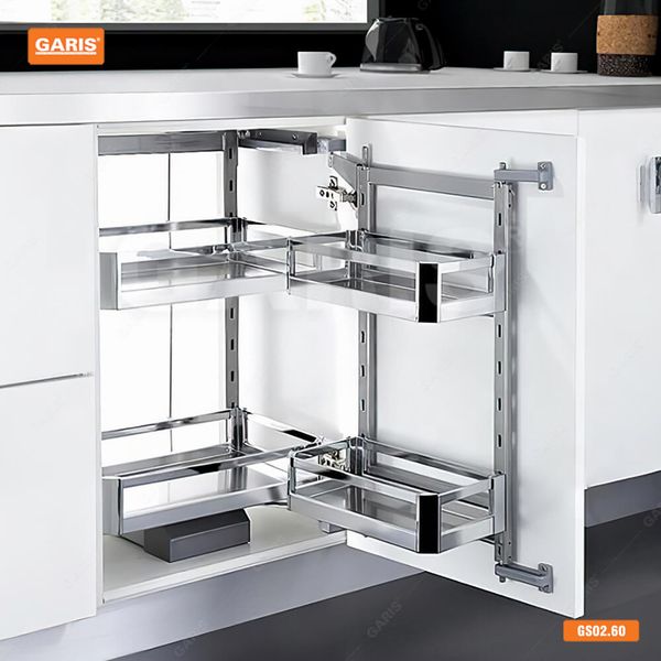 Hệ kho Garis GS02.60 2 tầng inox tấm