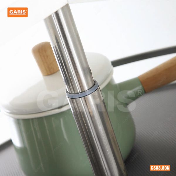 Mâm xoay Garis GS03.80N mở 3/4 nan vuông