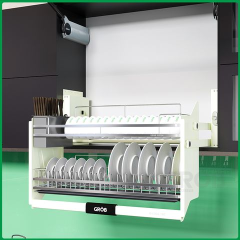 Giá bát nâng hạ Grob GV304 inox 304