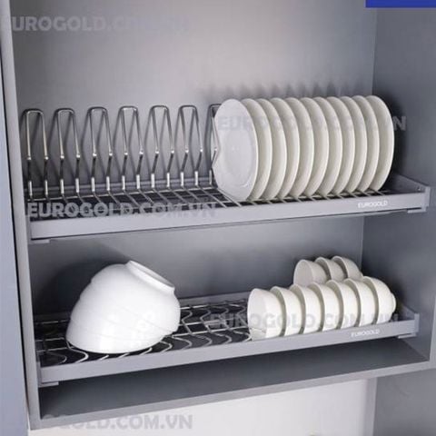 Giá bát cố định Eurogold Inox mờ Oval