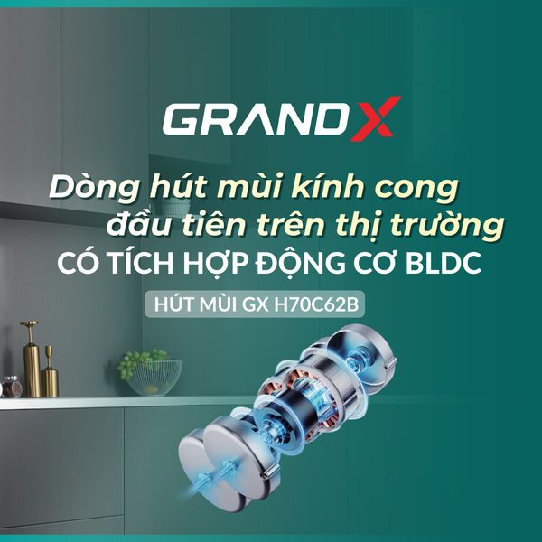 MÁY HÚT MÙI GRANDX GX H70C62B