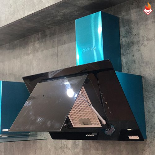 Máy hút mùi Kocher K -2080V kính vát cao cấp