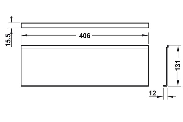 Kệ đa năng Hafele 523.00.310 màu đen