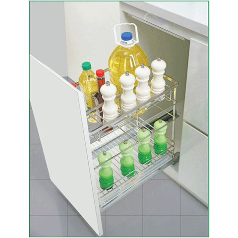 Kệ đựng gia vị, chai lo Grob CS inox 201