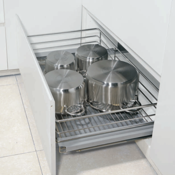 Kệ đựng xoong nồi Grob GB304 nan dẹt inox 304