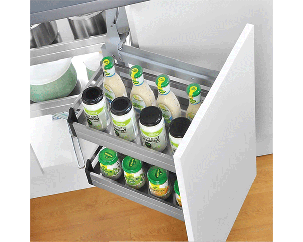 Kệ góc liên hoàn Grob GH inox hộp