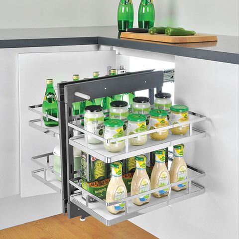 Kệ góc xoay liên hoàn Grob GM-90A âm tủ