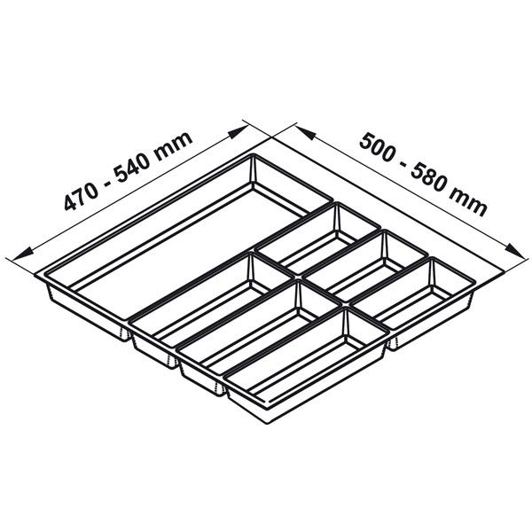 Khay chia Hafele 556.52 đa năng