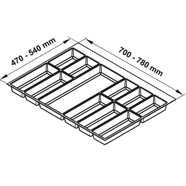 Khay chia Hafele 556.52 đa năng