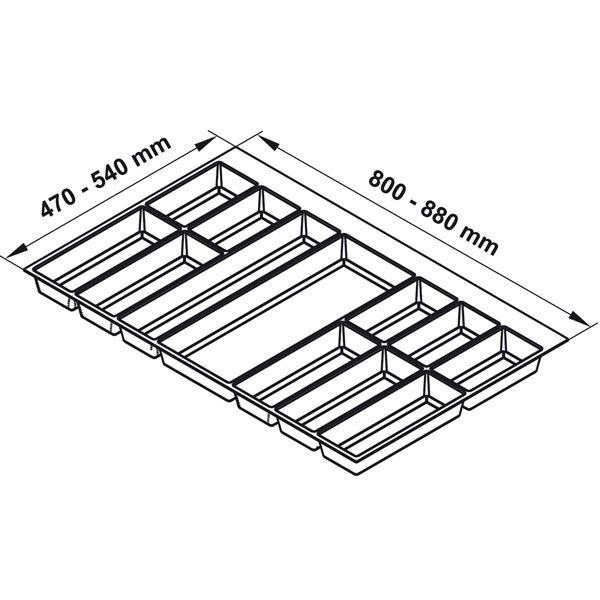 Khay chia Hafele 556.52 đa năng