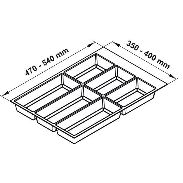 Khay chia Hafele 556.52 đa năng