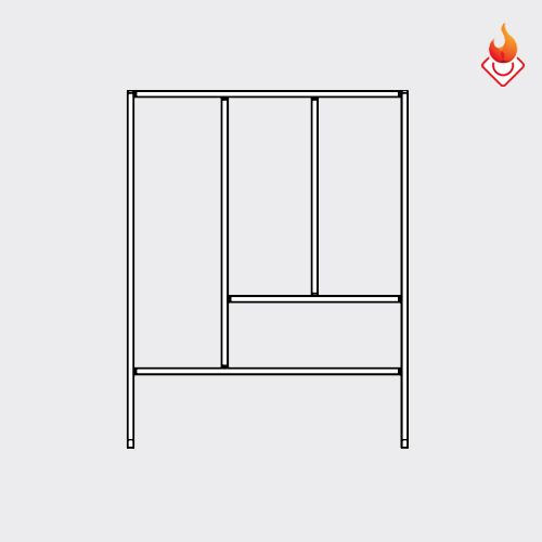 Khay chia ngăn kéo Hafele chất liệu nhôm