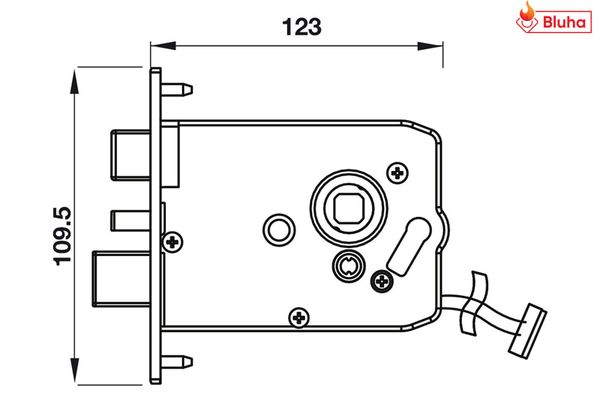 Khóa điện tử Hafele EL9000 - TCS