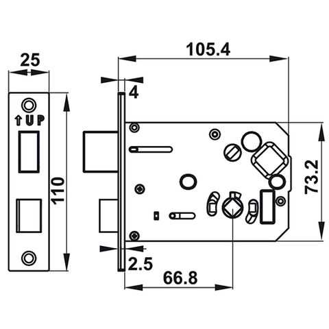 Khóa điện tử HAFELE EL7500-TC 912.05.682