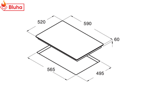 Bếp từ Cata I 6003 BK ALC phân phối chính hãng