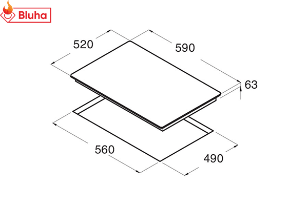 Bếp từ Cata IB 6030 X ALC phân phối chính hãng