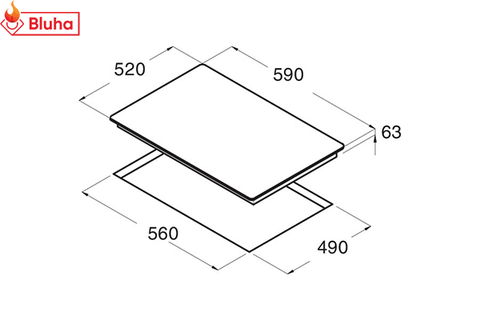 Bếp từ Cata IB 6030 X ALC phân phối chính hãng