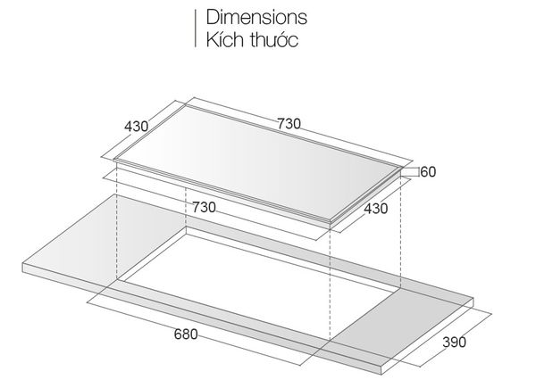 Bếp từ Napoliz ITC319