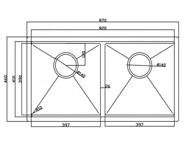 Chậu rửa bát Eurogold EUS98746