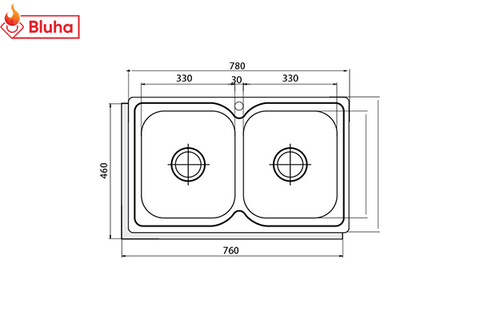 Chậu rửa bát Cata C-2 AG UNIT ALC phân phối chính hãng