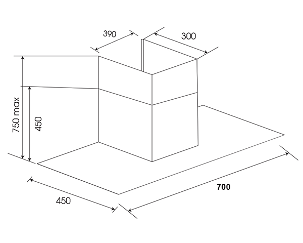 Máy hút mùi chữ T Grob GHA-L2700/ L2900