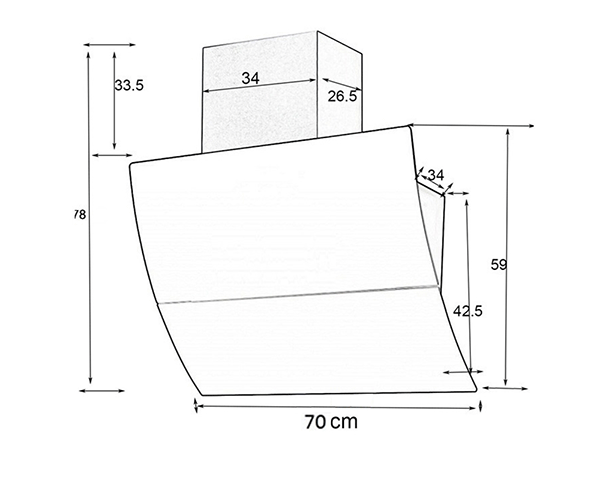 Máy hút mùi Grob GHA cảm ứng