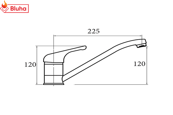 Vòi rửa bát Cata CBB ALC phân phối chính hãng