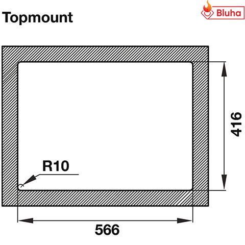 Chậu rửa bát(chén) Hafele inox Valerian HS-SS5944 567.20.397