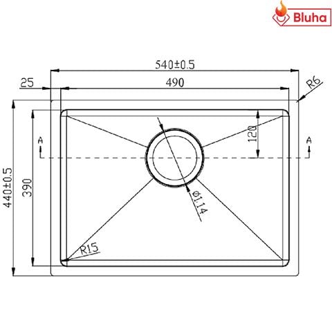 Chậu rửa bát Konox KN5444SU