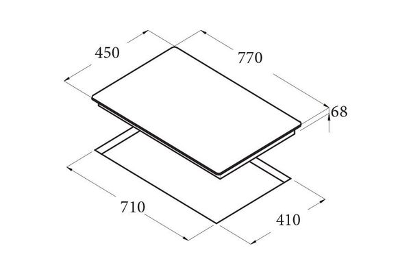 Bếp điện từ 3 vùng nấu CATA IT773BK