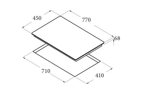 Bếp điện từ 3 vùng nấu CATA IT773BK