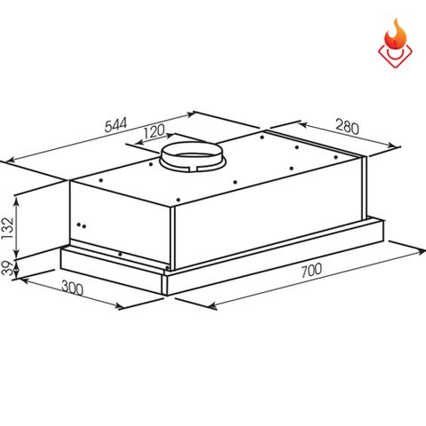 Máy hút mùi Kocher K-6270 âm tủ