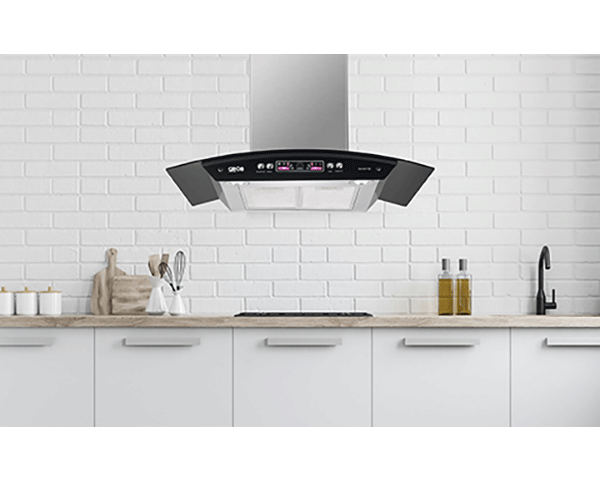 Máy hút mùi Grob GH kính cong