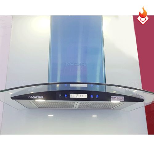 Máy hút mùi Kocher K-228S kính cong cảm ứng