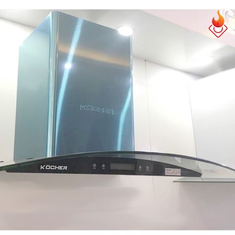 Máy hút mùi Kocher K-228S kính cong cảm ứng