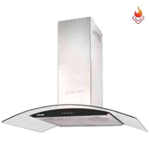 Máy hút mùi Kocher K-8370XS kính cong