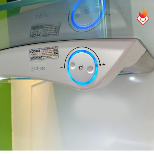 Máy hút mùi Kocher K-8670 kính cong phím xoay