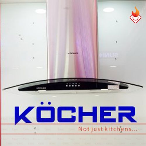 Máy hút mùi Kocher K-8570 kính cong
